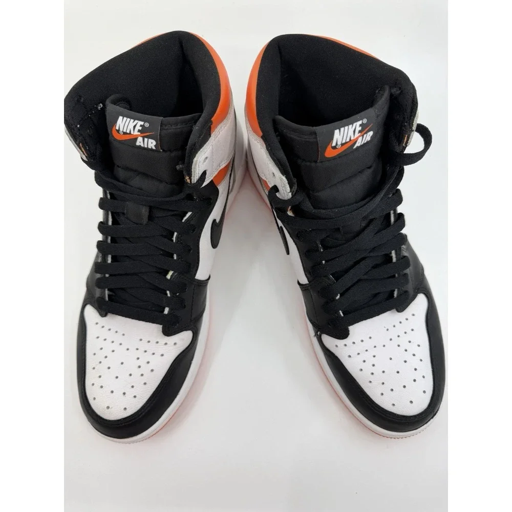 Nike Air Jordan 1 High OG Electro Orange Men's Size 10 Black White VGUC!!